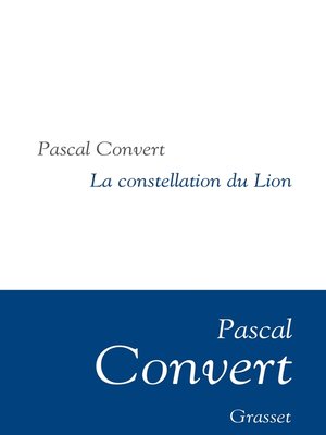 cover image of La Constellation du Lion